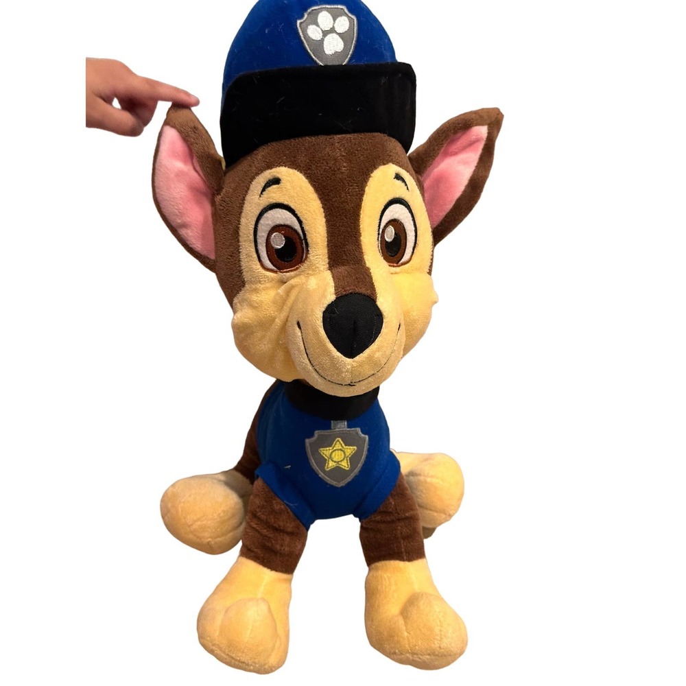 Nickelodeon Paw Patrol 15” Chase Plush Stuffed Animal Plush Dog